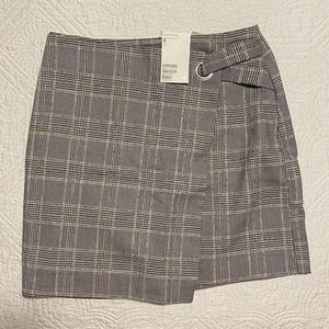 NWT H&M plaid skirt